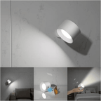 360° cordless rechargeable wall lamp | Versatile LED lighting solution