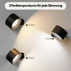 360° cordless rechargeable wall lamp | Versatile LED lighting solution