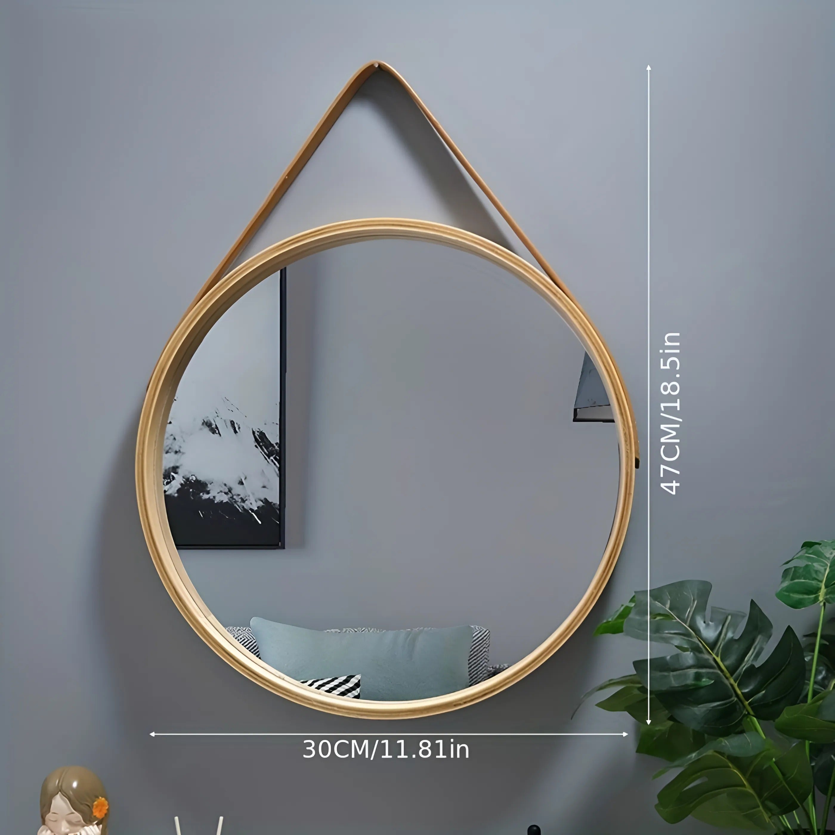 Madigas | Premium Drill-free Makeup Mirror