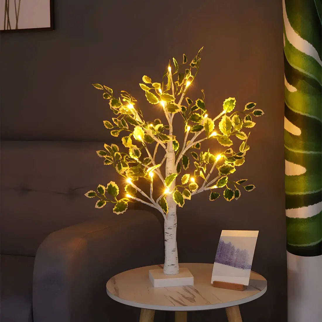 Magical BrightTree Table Lamp Elegant Tree Design with Warm LED Light