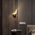 Modern Bird Wall Lamp Gold - Minimalist Wall Lighting for Decorative Illumination