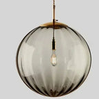 Modern glass ceiling light with integrated LED lighting