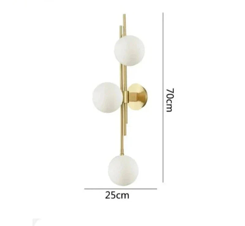 Modern Glass Ball Wall Lights – Elegant LED Wall Lights for Bedrooms and Living Rooms
