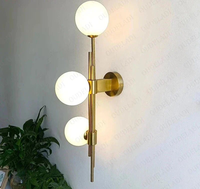 Modern Glass Ball Wall Lights – Elegant LED Wall Lights for Bedrooms and Living Rooms