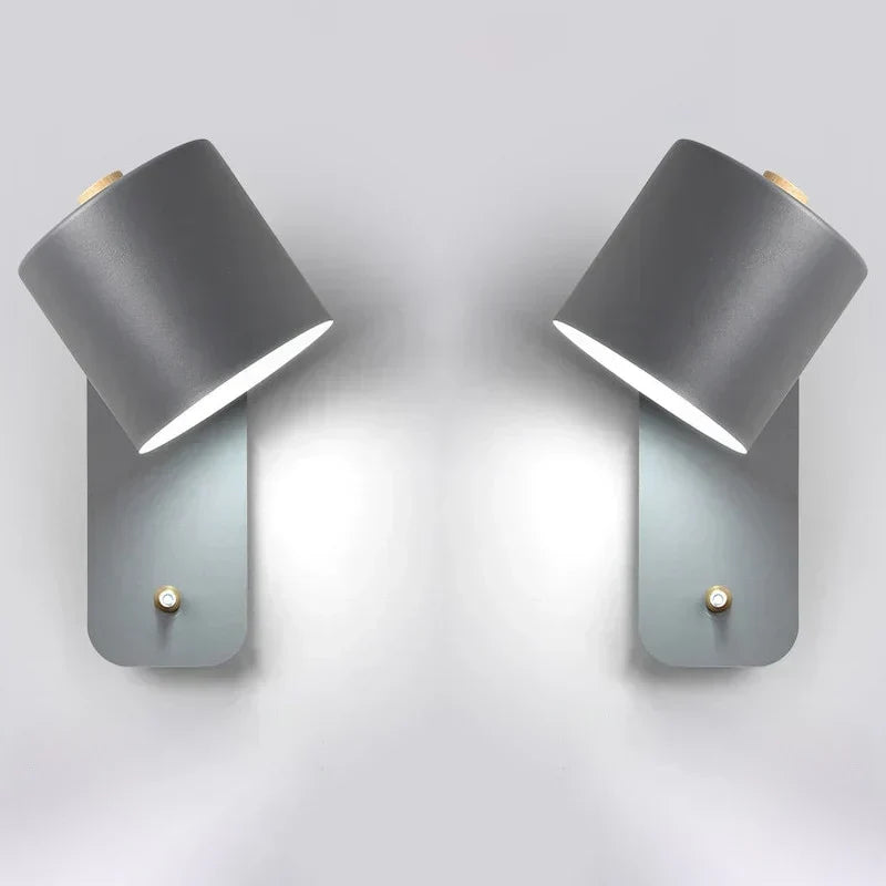 Modern LED Wall Lights with Switch Interior Living Decor Lighting