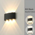 LED wall-mounted lights for indoor and outdoor use