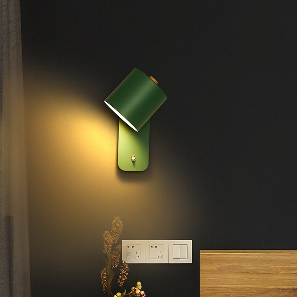 Modern LED Wall Lights with Switch Interior Living Decor Lighting