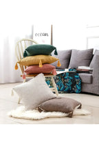 Lino Throw Pillow Cover | Madigas