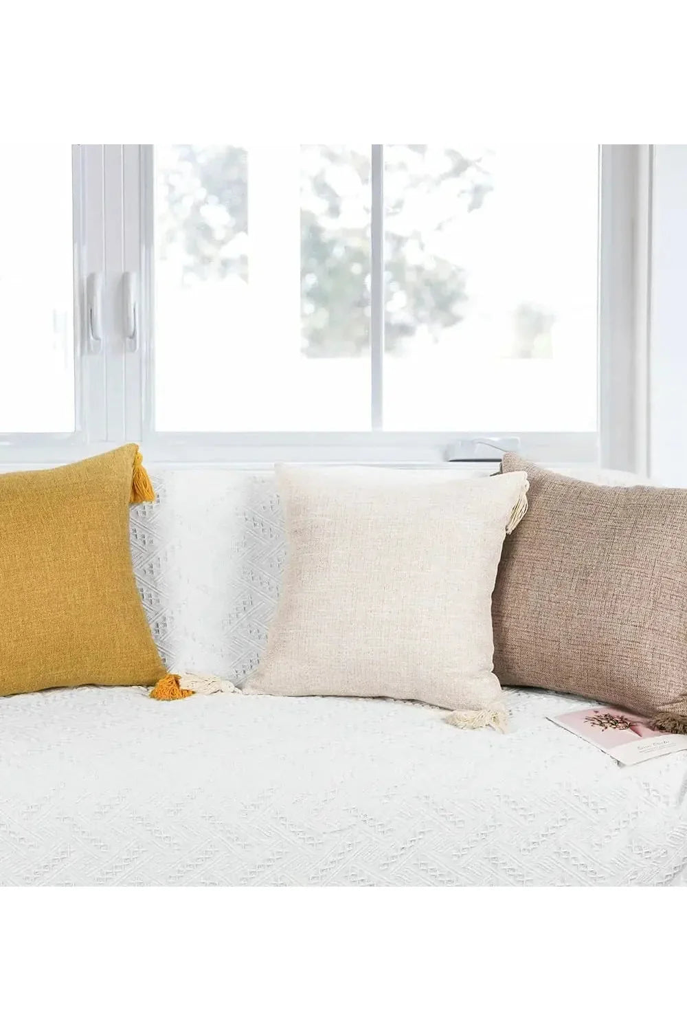 Lino Throw Pillow Cover | Madigas
