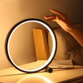 Dimmable LED Touch Round Table Lamp for Creative Spaces