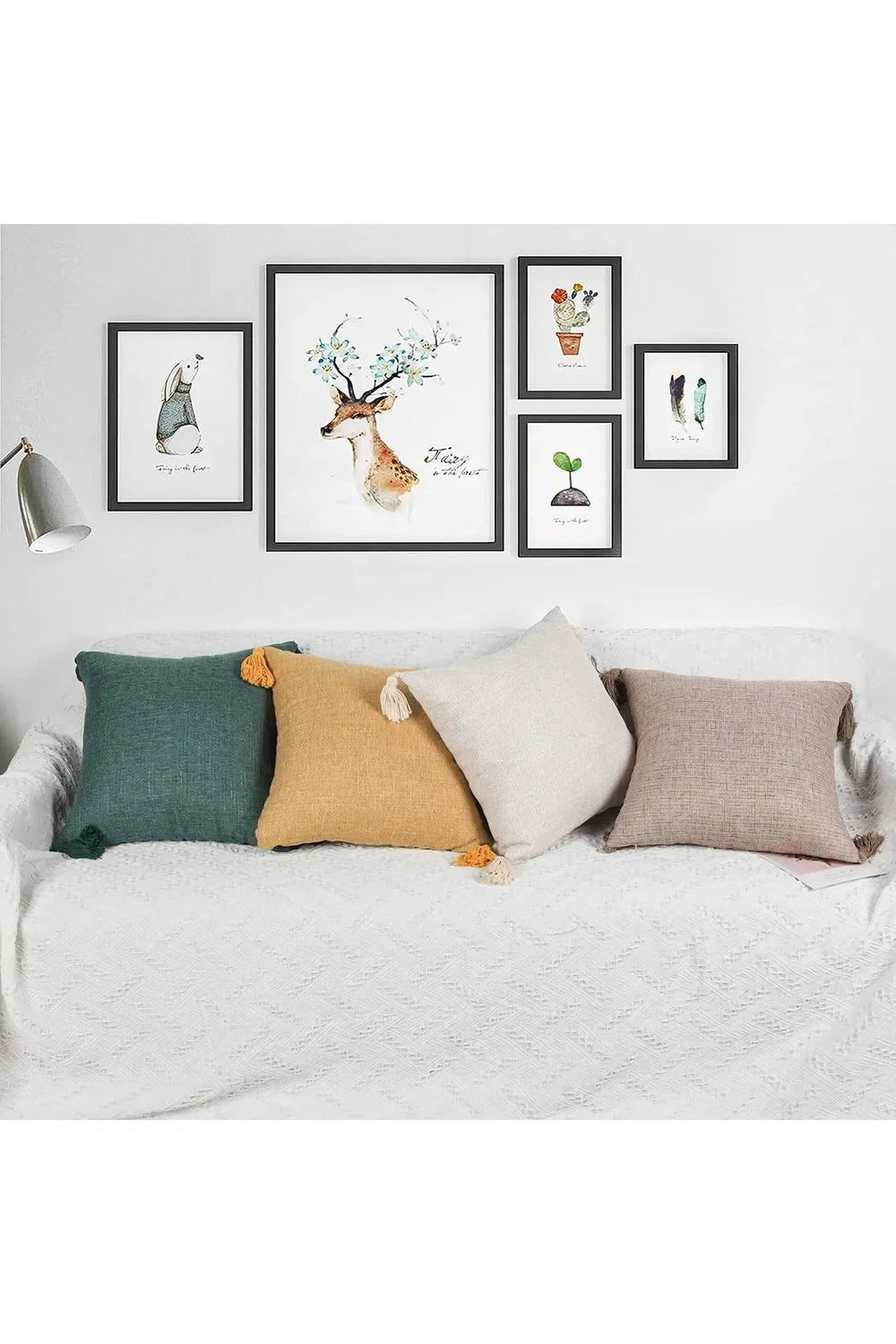 Lino Throw Pillow Cover | Madigas