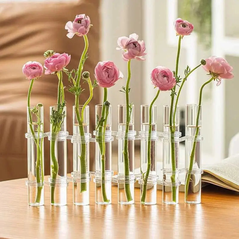 Hinged-Flower vase – Flexible and elegant glass vase