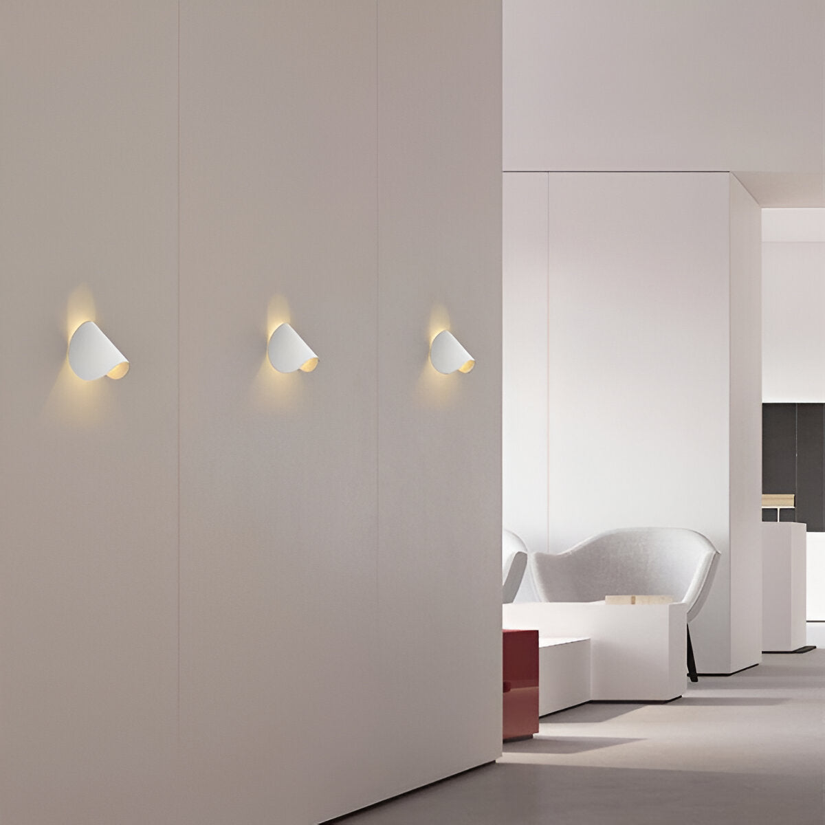 Twist Wall Light - Adjustable Metal Wall Lamp - Curved Wall Recess