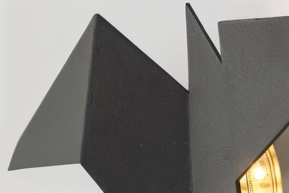 OriTori Wall Lamp - Geometric Origami Bird Wall Lamp - Japanese Style Wall Light Design