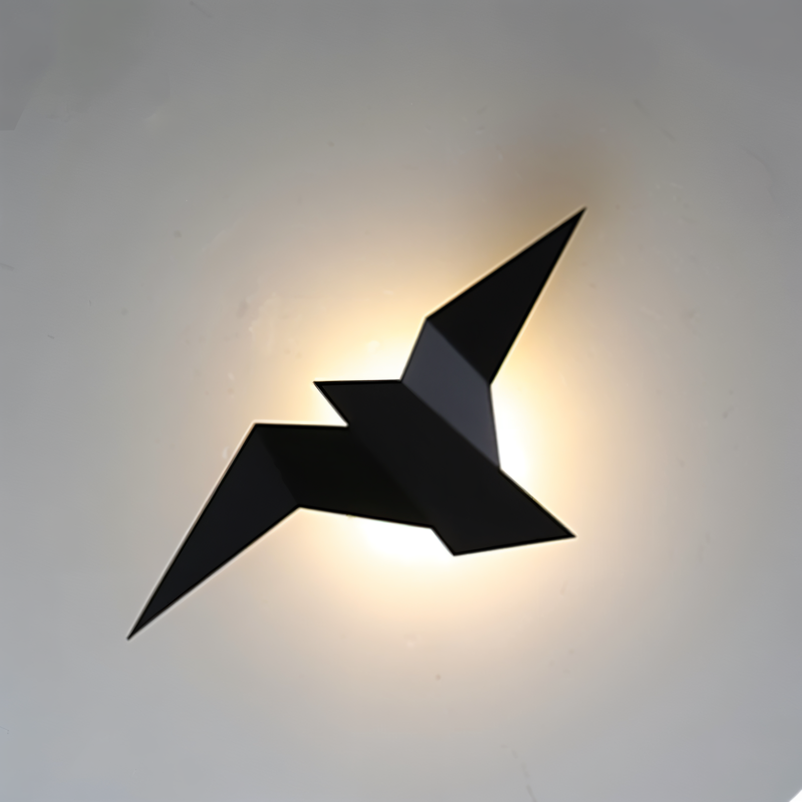 OriTori Wall Lamp - Geometric Origami Bird Wall Lamp - Japanese Style Wall Light Design