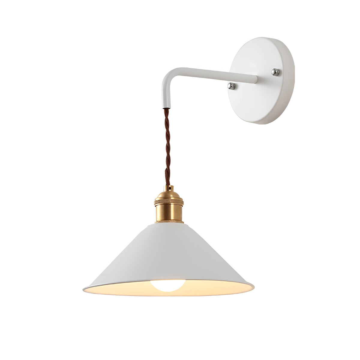 Retro Vintage Wall Lamp - Vintage-inspired Cone Metal Wall Lamp