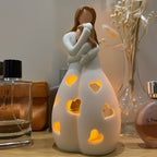 Mother-Daughter Figurine Flickering Candle Holder - LoveGlow