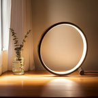 LED Minimalist dimmable round table lamp - RumiLight