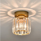 Crystal ceiling light – Luxurious lampshade made of crystal for hallway and living room