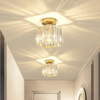 Crystal ceiling light – Luxurious lampshade made of crystal for hallway and living room