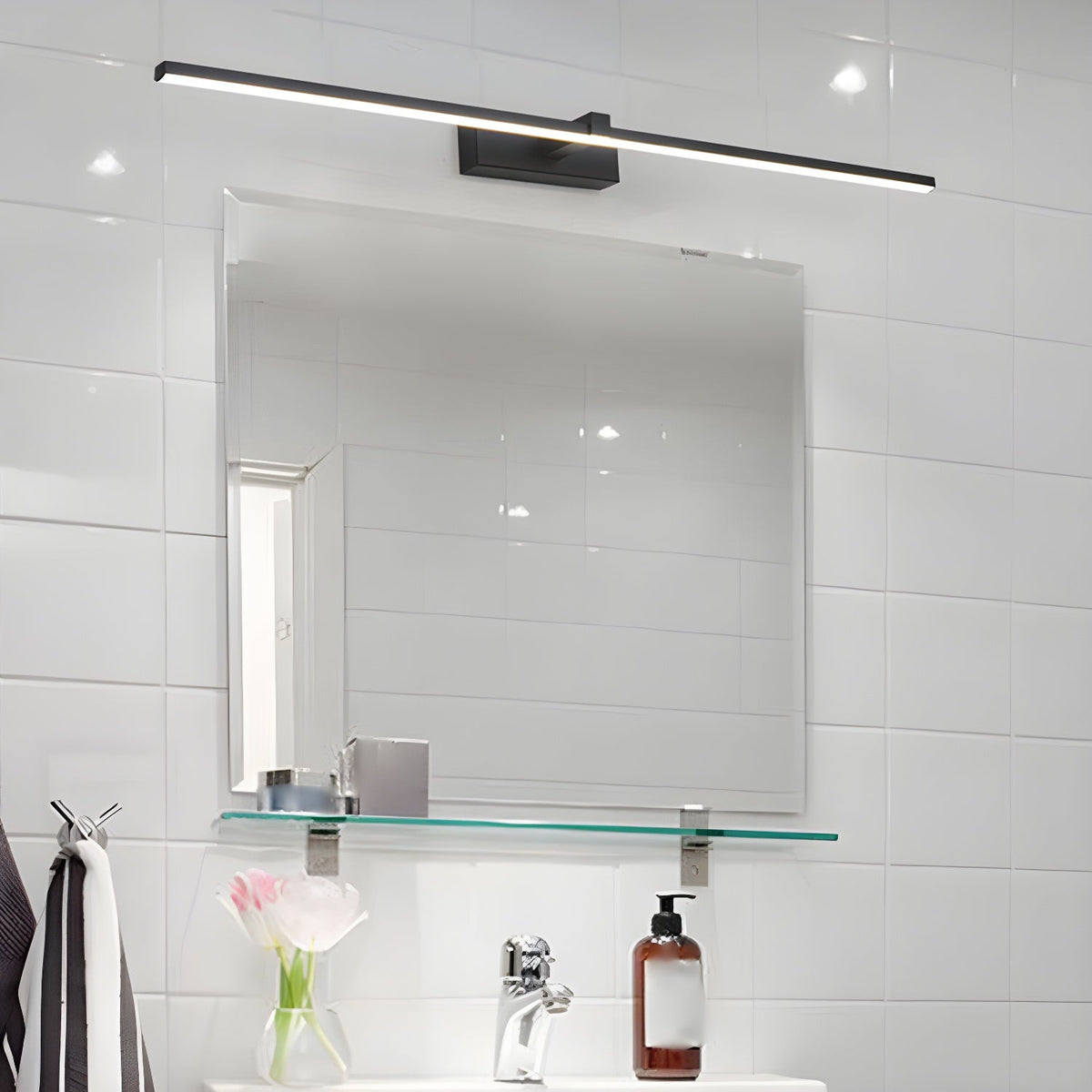 Metal Linear Mirror Lamp bracket Wall Light | Madigas