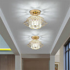 Modern Crystal Ceiling Lamp – Elegant Nordic Ceiling Light for Living Room and Hallway
