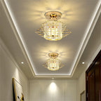 Modern Crystal Ceiling Lamp – Elegant Nordic Ceiling Light for Living Room and Hallway