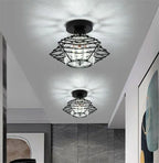 Modern Crystal Ceiling Lamp – Elegant Nordic Ceiling Light for Living Room and Hallway