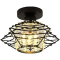 Modern Crystal Ceiling Lamp – Elegant Nordic Ceiling Light for Living Room and Hallway