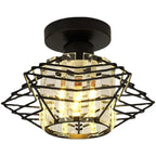 Modern Crystal Ceiling Lamp – Elegant Nordic Ceiling Light for Living Room and Hallway