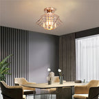 Modern Crystal Ceiling Lamp – Elegant Nordic Ceiling Light for Living Room and Hallway