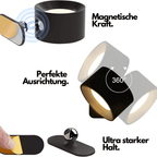 360° cordless rechargeable wall lamp | Versatile LED lighting solution