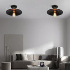 Vintage ceiling light in industrial design, metal lamp for living room or bedroom, LED compatible