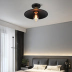 Vintage ceiling light in industrial design, metal lamp for living room or bedroom, LED compatible