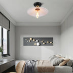 Vintage ceiling light in industrial design, metal lamp for living room or bedroom, LED compatible