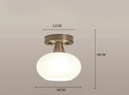 Modern LED ceiling light for hallway and entrance area – Stylish lighting in minimalist design