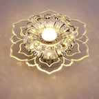 Elegant Crystal Ceiling Light with LED – Modern Lighting for Living Spaces