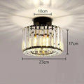 Elegant Crystal Ceiling Light – Luxurious Lighting for Living Room and Hallway