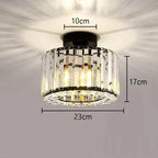 Elegant Crystal Ceiling Light – Luxurious Lighting for Living Room and Hallway