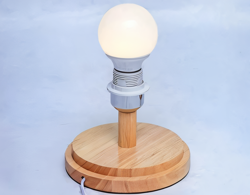 NatureHue Vintage Bamboo Table Lamp Creative Woven Rattan Desk Lamp