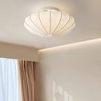 Bowl-shaped fabric ceiling lamp Elegant design