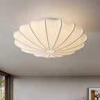 Bowl-shaped fabric ceiling lamp Elegant design