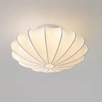 Bowl-shaped fabric ceiling lamp Elegant design