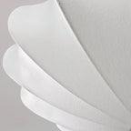 Bowl-shaped fabric ceiling lamp Elegant design