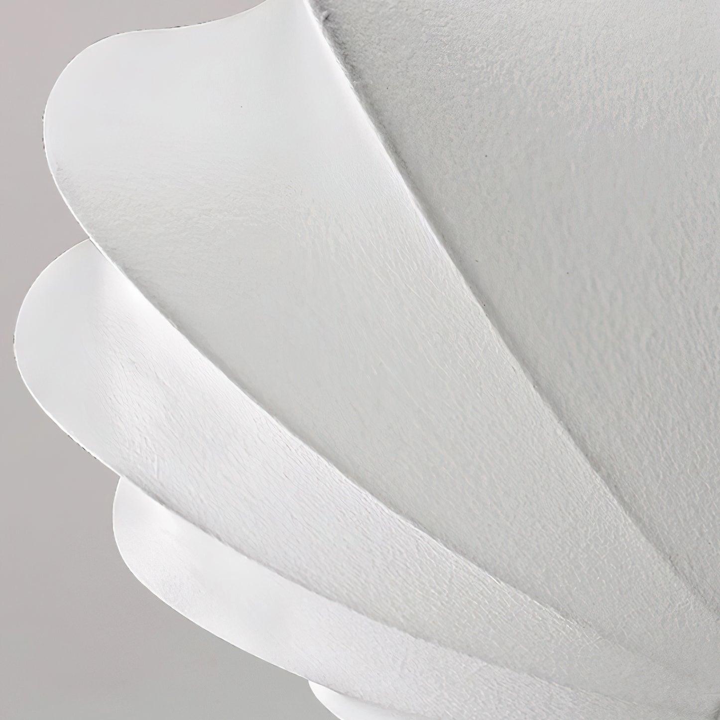 Bowl-shaped fabric ceiling lamp Elegant design