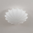 Bowl-shaped fabric ceiling lamp Elegant design