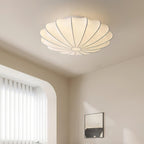 Bowl-shaped fabric ceiling lamp Elegant design