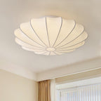 Bowl-shaped fabric ceiling lamp Elegant design