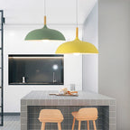 Modern ceiling lamp oak wood | Scandinavian pendant light for the living room