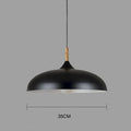 Modern ceiling lamp oak wood | Scandinavian pendant light for the living room